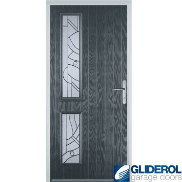 Charlton L2 front entrance door ANTHRACITE (RAL7016)
