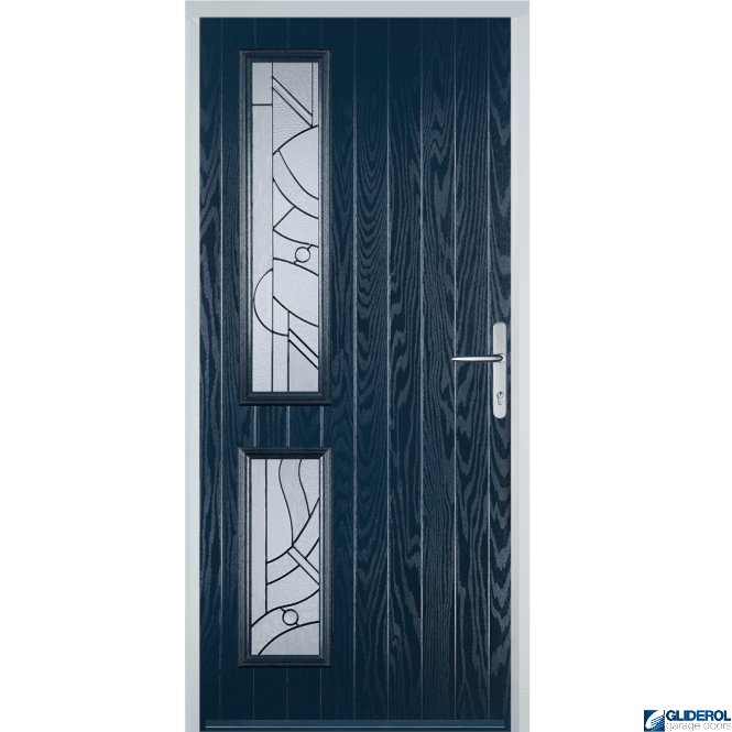 Gliderol Charlton L2 front entrance door BLUE (RAL5011)