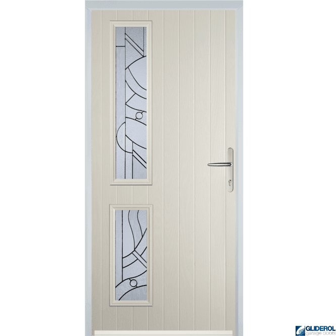 Gliderol Charlton L2 front entrance door CREAM