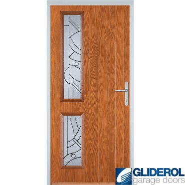 Charlton L2 front entrance door OAK