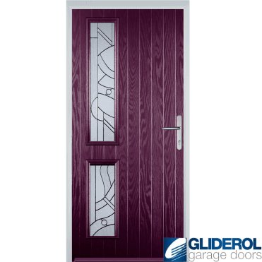 Charlton L2 front entrance door PURPLE VIOLET (RAL4007)