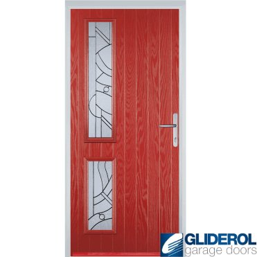 Charlton L2 front entrance door RED (RAL3003)