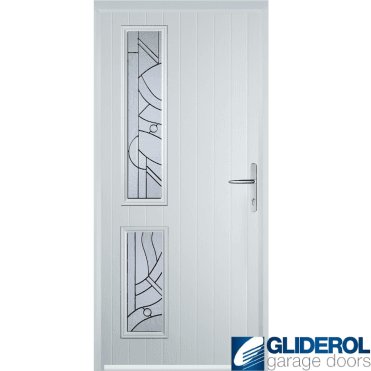 Charlton L2 front entrance door WHITE