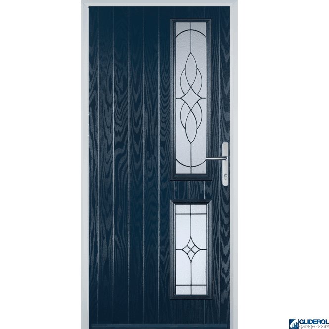 Gliderol Charlton R2 front entrance door BLUE (RAL5011)