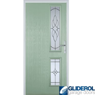Charlton R2 front entrance door CHARTWELL GREEN