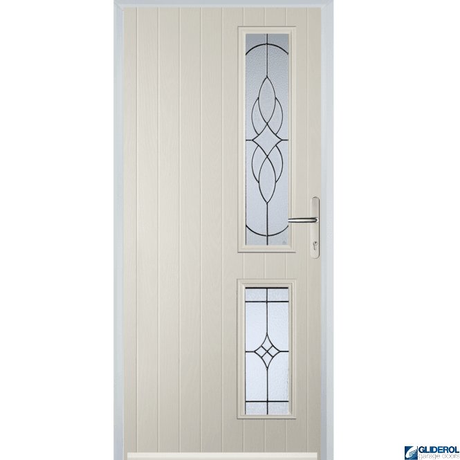 Gliderol Charlton R2 front entrance door CREAM