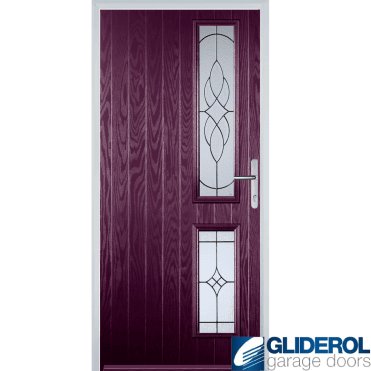 Charlton R2 front entrance door PURPLE VIOLET (RAL4007)
