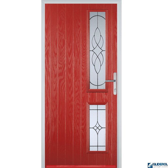 Gliderol Charlton R2 front entrance door RED (RAL3003)