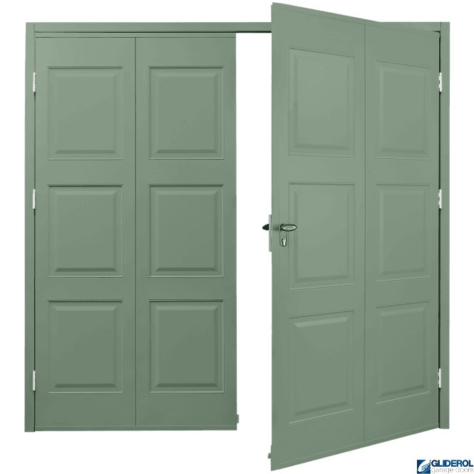 Gliderol CHARTWELL GREEN (BS 14 C 35) Budget Dorridge Side Hinged Garage Door