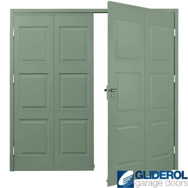 CHARTWELL GREEN (BS 14 C 35) Budget Dorridge Side Hinged Garage Door