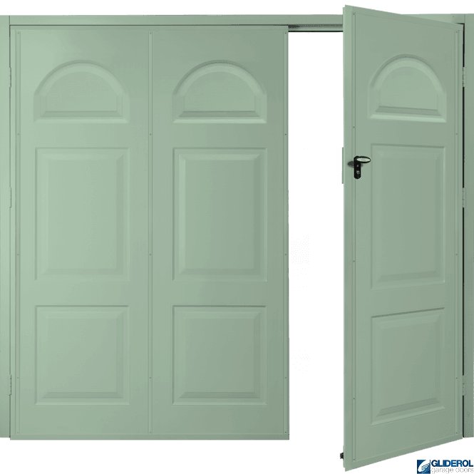 Gliderol CHARTWELL GREEN (BS 14 C 35) Budget Dylan Side Hinged Garage Door