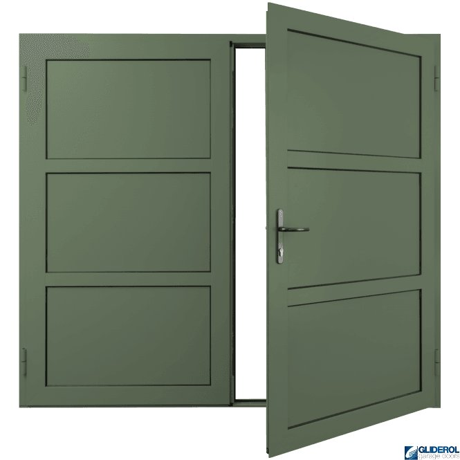 Gliderol CHARTWELL-GREEN (BS14C35) Insulated Coleshill Side Hinged Garage Door