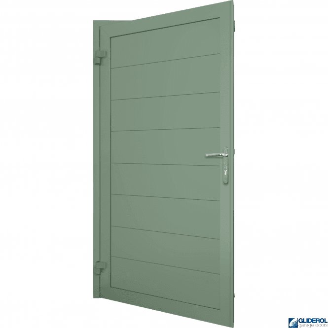 Gliderol Chartwell Green (BS14C35) Insulated Horizontal Medium Rib Personnel Door