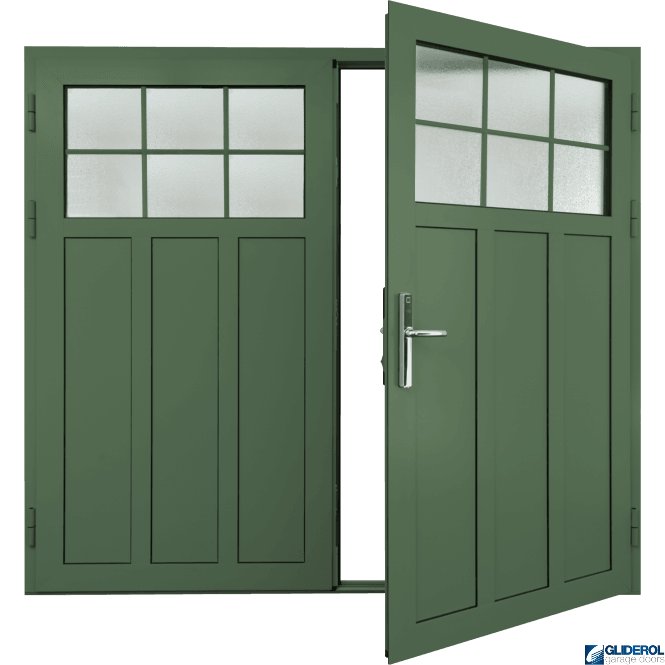 Gliderol CHARTWELL-GREEN (BS14C35) Insulated Kingsbury Side Hinged Garage Door
