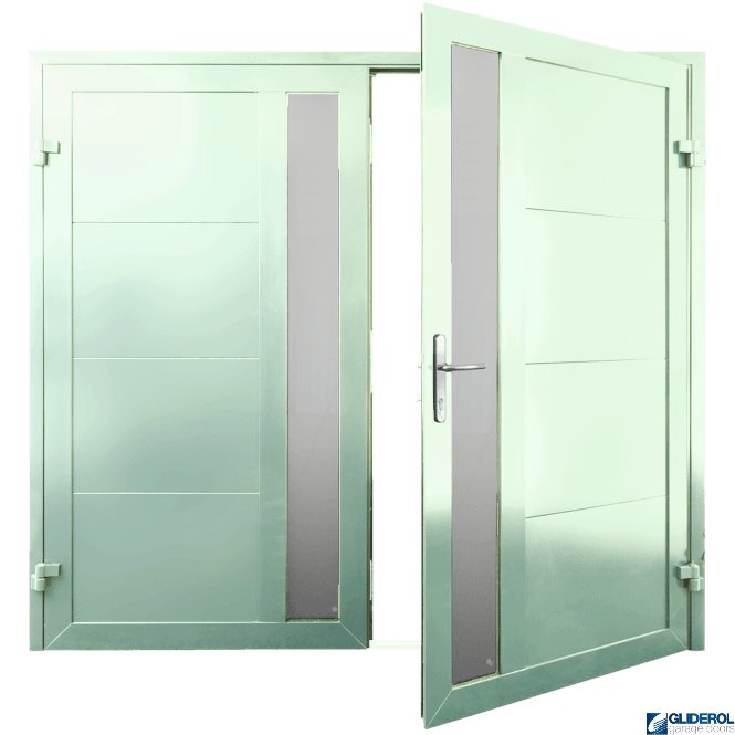 Gliderol CHARTWELL-GREEN (BS14C35) Insulated Whitacre Side Hinged Garage Door