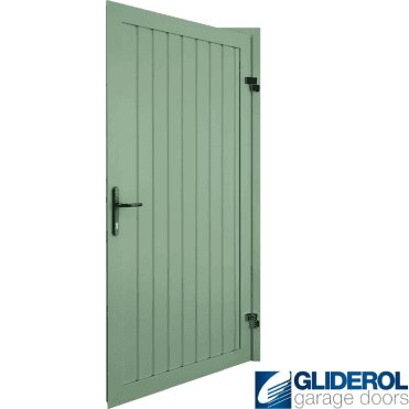 Chartwell Green (BS14C35) Premium Non-Insulated Vertical Standard Rib Personnel Door
