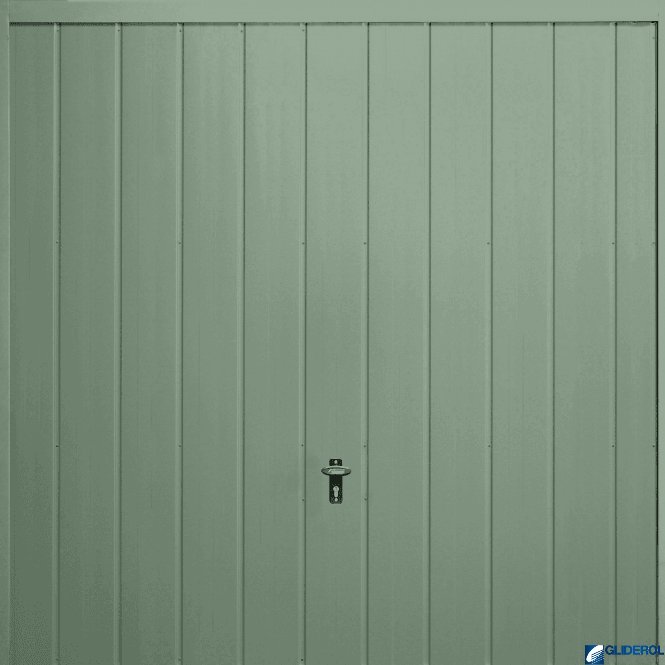 Gliderol CHARTWELL-GREEN (BS14C35) Up & Over Vertical Medium Rib