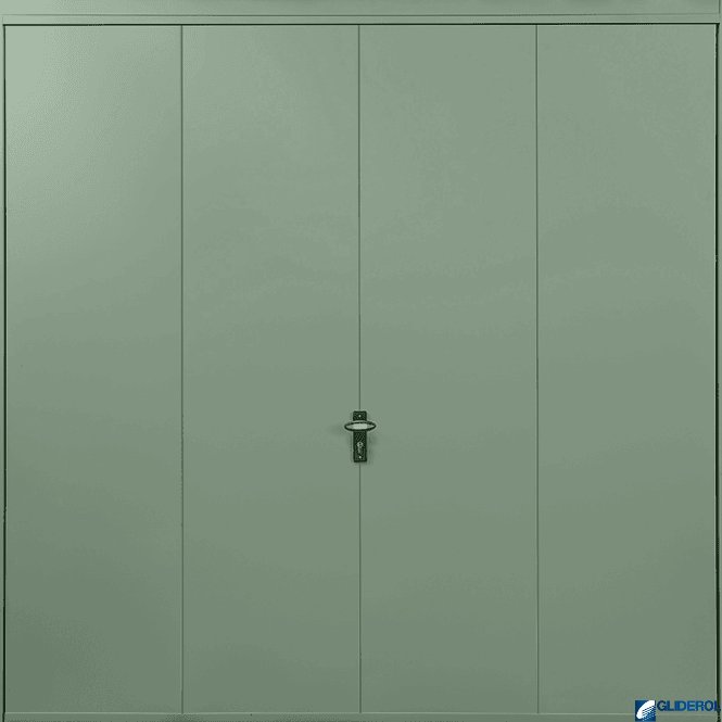 Gliderol CHARTWELL-GREEN (BS14C35) Up & Over Vertical Wide Rib
