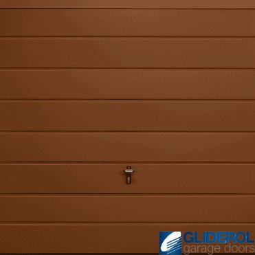 CLAY-BROWN (RAL8003) Up & Over Horizontal Medium Rib