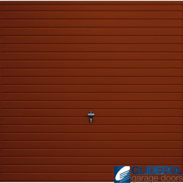 CLAY-BROWN (RAL8003) Up & Over Horizontal Standard Rib