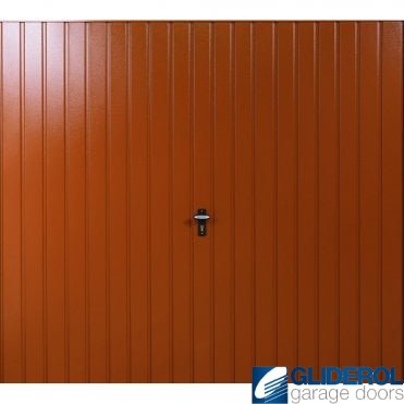 CLAY-BROWN (RAL8003) Up & Over Vertical Standard Rib
