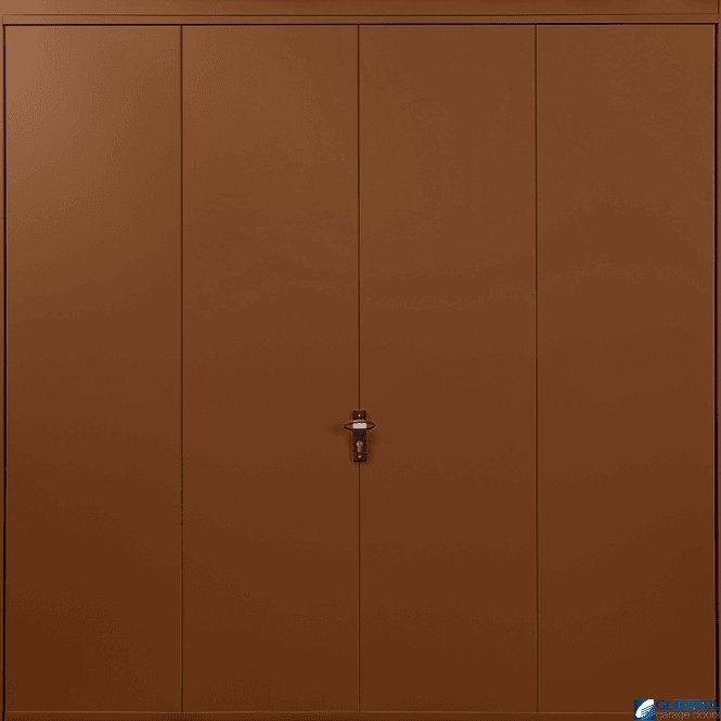Gliderol CLAY-BROWN (RAL8003) Up & Over Vertical Wide Rib