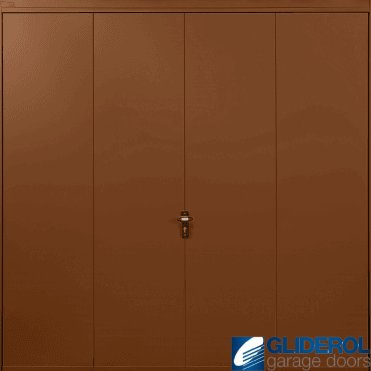 CLAY-BROWN (RAL8003) Up & Over Vertical Wide Rib