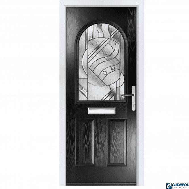 Gliderol Clough Entrance door BLACK (RAL9005)
