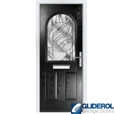 Clough Entrance door BLACK (RAL9005)