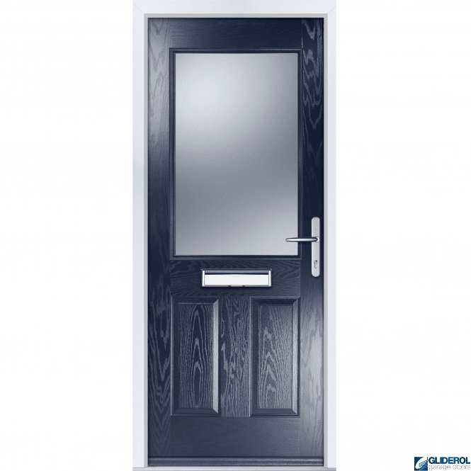 Gliderol Clough FIRE-RATED (FD30) door BLUE