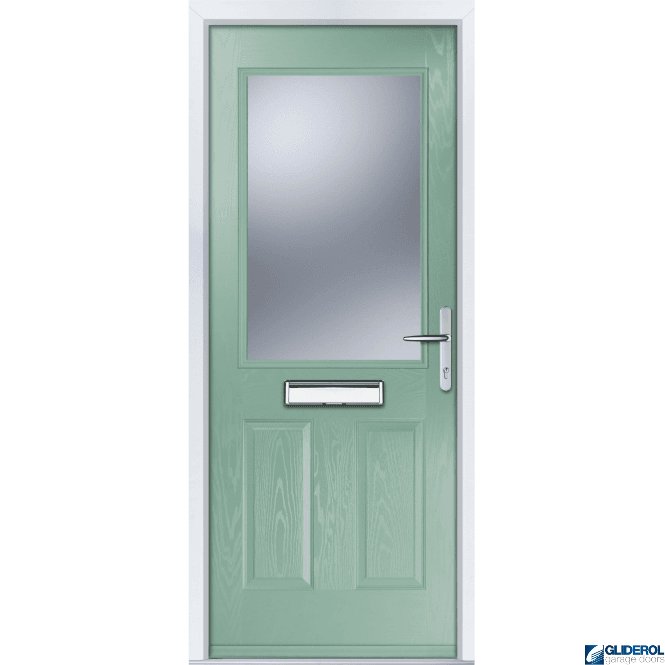 Gliderol Clough FIRE-RATED (FD30) door CHARTWELL GREEN