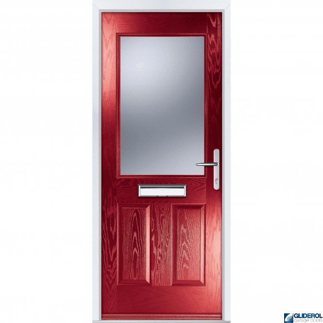 Gliderol Clough FIRE-RATED (FD30) door RED