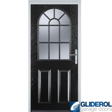 Clough Georgian front entrance door BLACK