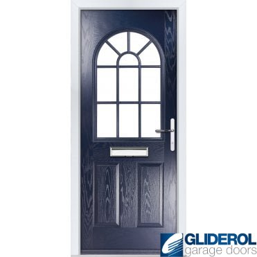 Clough Georgian front entrance door BLUE