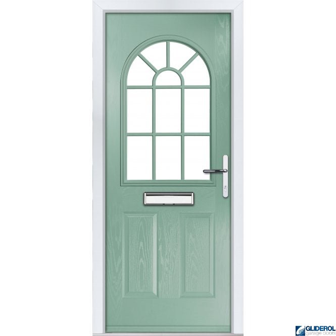 Gliderol Clough Georgian front entrance door CHARTWELL GREEN
