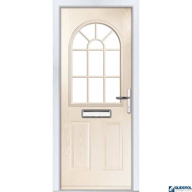 Gliderol Clough Georgian front entrance door CREAM