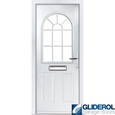 Clough Georgian front entrance door WHITE