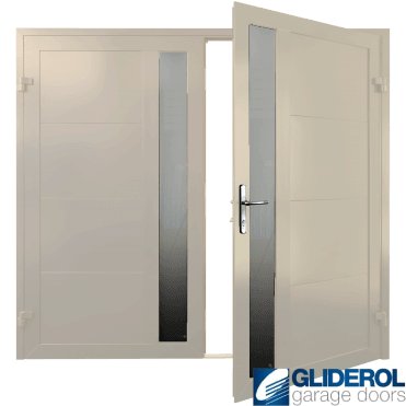 CREAM (RAL9001) Insulated Whitacre Side Hinged Garage Door