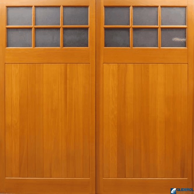 Gliderol EDALE Cedar Timber Side Hinged Garage Door
