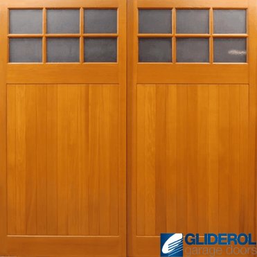 EDALE Cedar Timber Side Hinged Garage Door