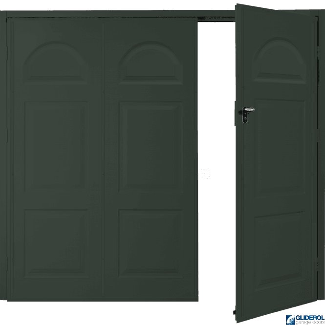 Gliderol FIR GREEN (RAL6009) Budget Dylan Side Hinged Garage Door