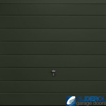 FIR-GREEN (RAL6009) Up & Over Horizontal Medium Rib