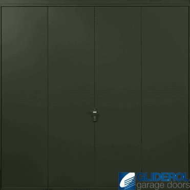 FIR-GREEN (RAL6009) Up & Over Vertical Wide Rib