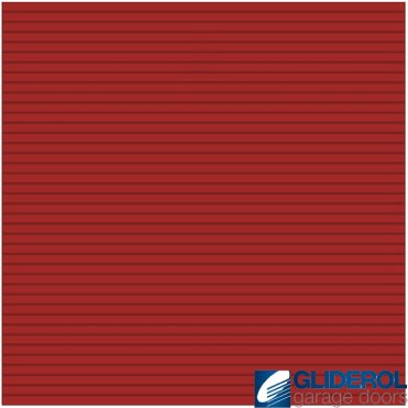 FLAME RED (RAL3000) Industrial Insulated 95mm Steel Roller Door