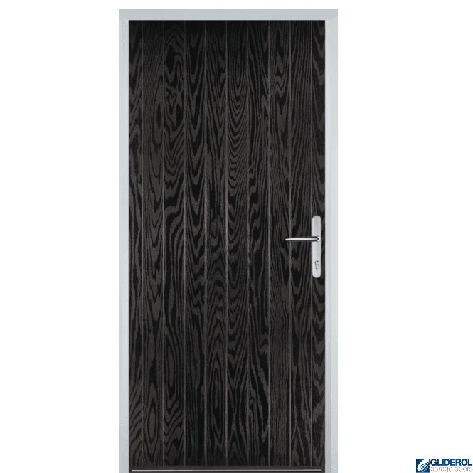 Gliderol Gallacher FIRE-RATED (FD30) door BLACK (RAL9005)