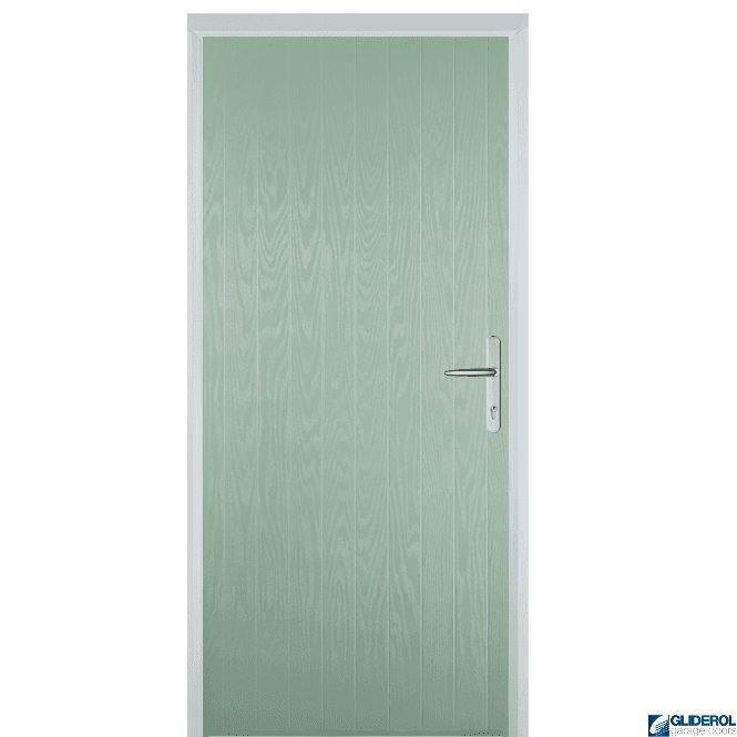 Gliderol Gallacher FIRE-RATED (FD30) door CHARTWELL GREEN