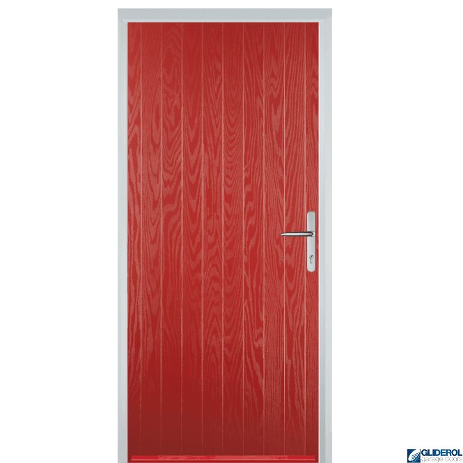Gliderol Gallacher FIRE-RATED (FD30) door RED
