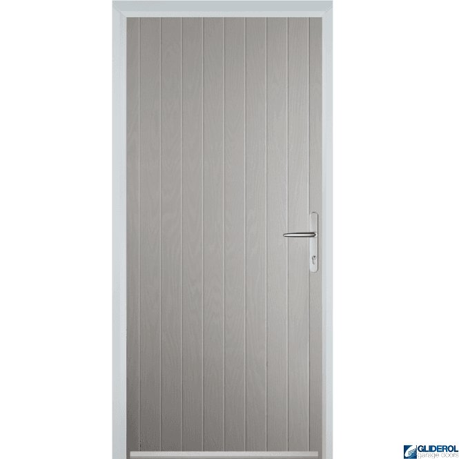 Gliderol Gallacher front entrance door AGATE GREY