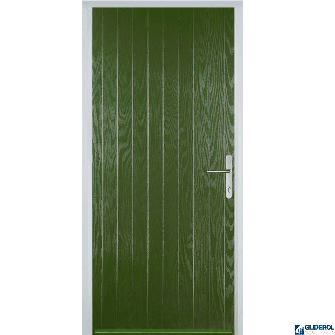 Gliderol Gallacher front entrance door FERN GREEN (RAL6025)