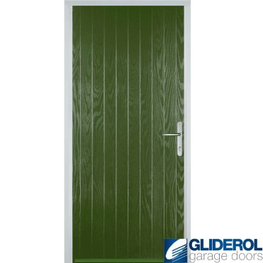 Gallacher front entrance door FERN GREEN (RAL6025)